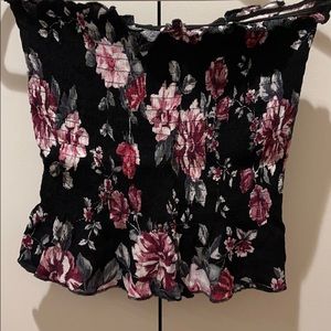 Floral tube top
